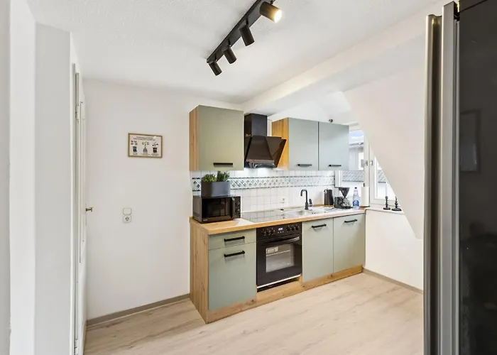 Apartament Stadtbuden Mit Charme - Kueche, Wohnzimmer, Kaffee- Und Teebar Und Garten