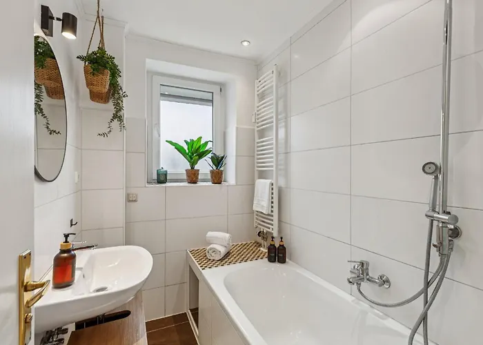 Apartament Stadtbuden Mit Charme - Kueche, Wohnzimmer, Kaffee- Und Teebar Und Garten